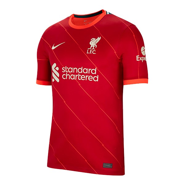 Camiseta Liverpool Primera Equipación 2021-2022 Rojo